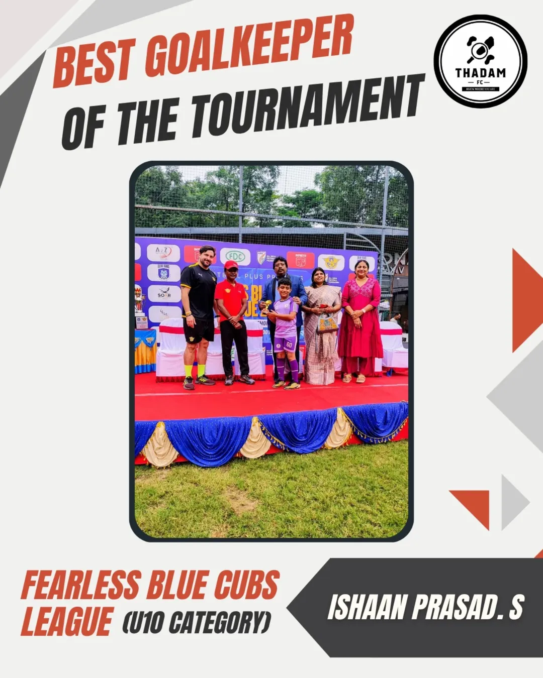 Safe hands, strong hearts! 🧤💪Proud moment for Thadam FC as our young goalkeepers shine bright (1)